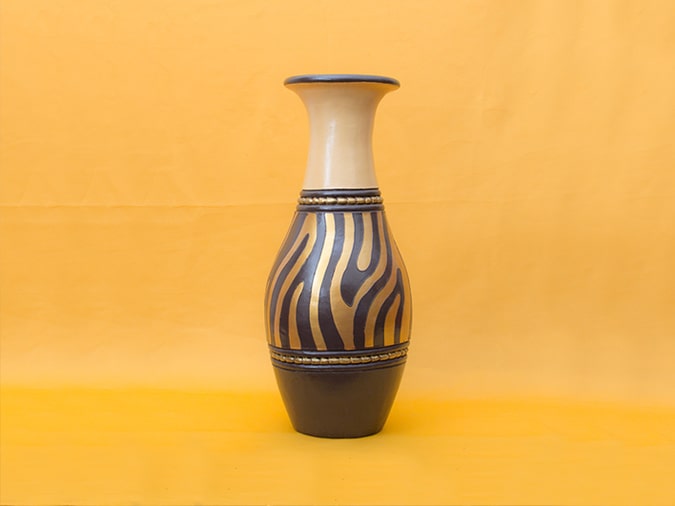 GOC Gold Zebra Vase